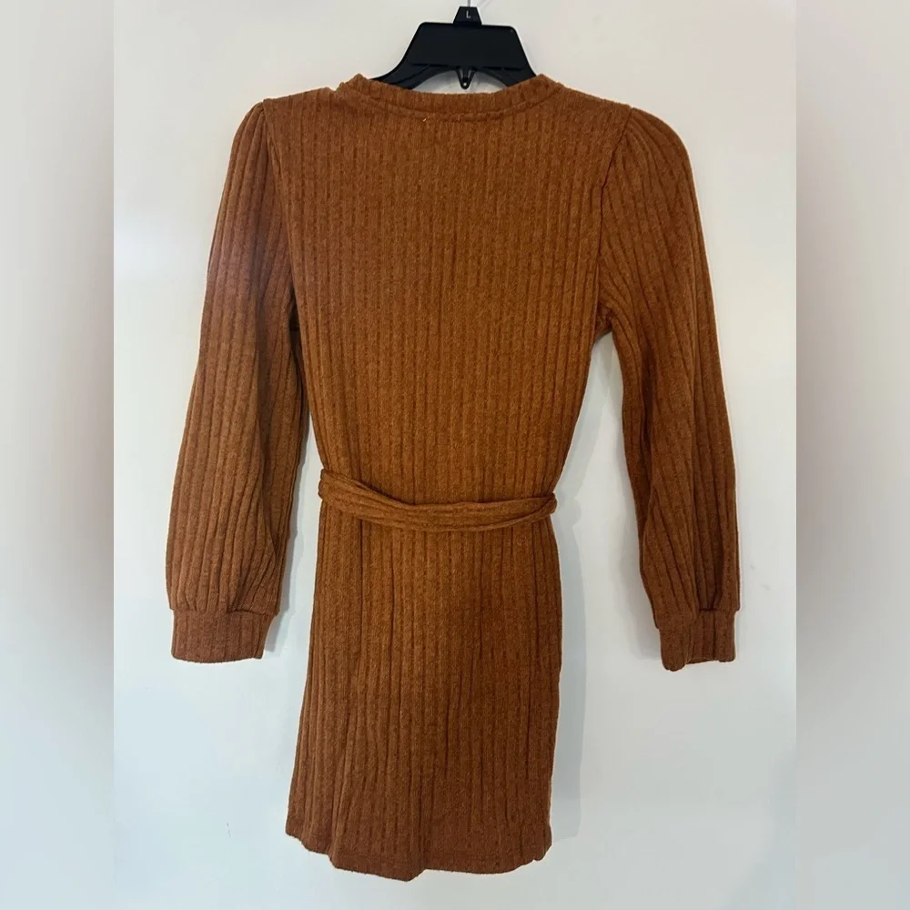 Hayden Tan Knit Kids Dress